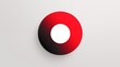 © Miva - Minimalist Abstract Gradient Circle with Red and White Color