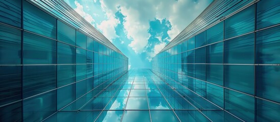 Wall Mural - Modern Architecture Reflecting the Sky