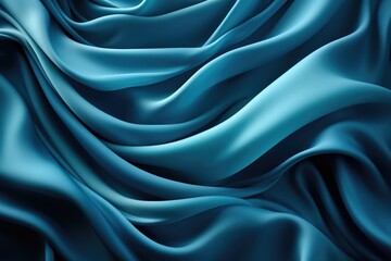 Wall Mural - Texture, abstract smooth blue with black vignette Studio well use as backgroundb, generative IA