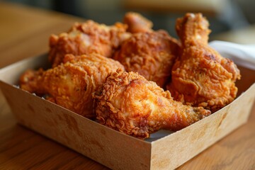 Wall Mural - Fried Chicken Basket