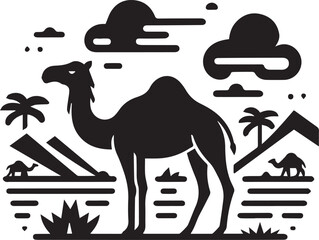 Camel vector 