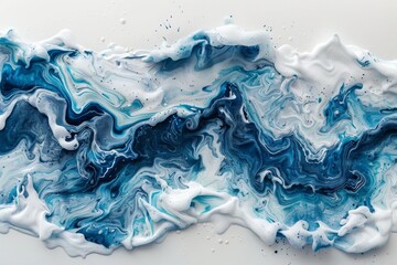 Sticker - Abstract Fluid Art