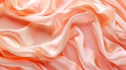 Wall Mural - Soft Peach Background for Skincare Branding Generative AI