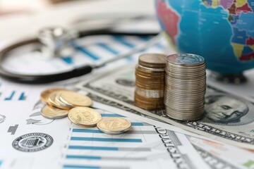 Poster - Financial analysis tools for business company meetings.