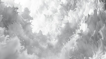 Canvas Print - Abstract Background of Snow Texture. Abstract Illustration of Snowy Dust