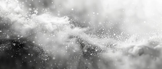 Wall Mural - Abstract Background of Snow Texture. Abstract Illustration of Snowy Dust