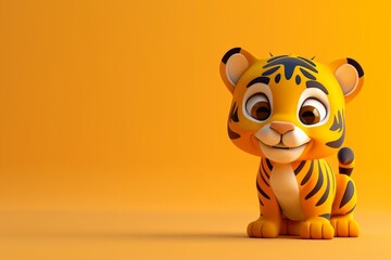 tiger 3d cartoon