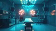 © Emin - Operating room lights in hospital setting for surgery or resuscitation with empty area