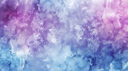 Abstract watercolor splash in winter hues, hand-painted wallpapers with unique tie-dye patterns