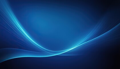 Wall Mural - Abstract blue background with smooth lines