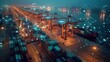 © Piyawat - Smart ports and digital transformation initiatives, leveraging IoT and AI to optimize port operations