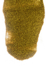 Poster - Closeup view of golden glitter