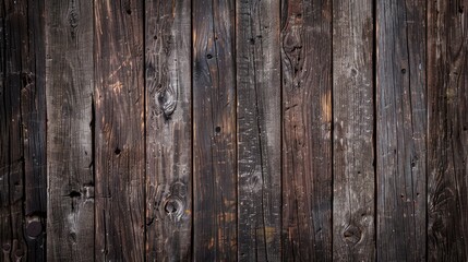 Wall Mural - Aged brown wooden rustic texture vintage backdrop