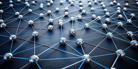 A network of interconnected nodes symbolizing relationships and connections , network, links, relationships, interconnected, community, social, digital, technology, web, communication