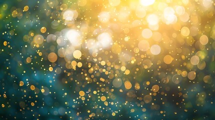 Poster - Bokeh Particles background 