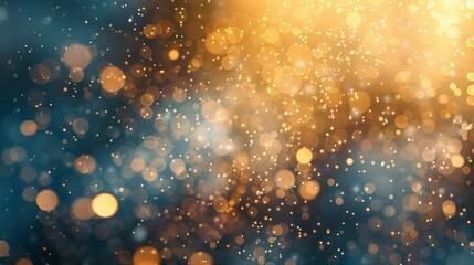 Poster - Bokeh Particles background 