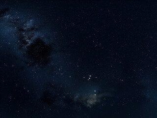 night sky with stars