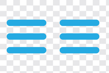 Wall Mural - Website or application menu icons. Vector scalable graphics