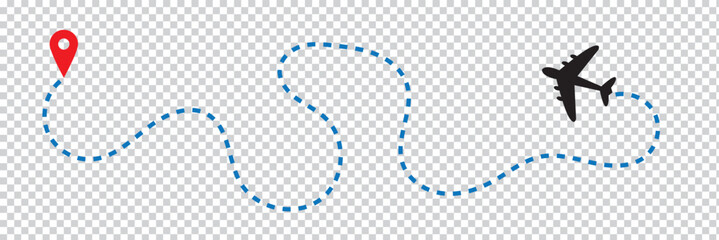 Poster - Route icon. Route symbol design from Travel collection.