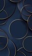 © Art_You - Elegant blue background with golden lines in circular patterns for luxury design
