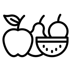 Sticker - Fruit icon vector image. Can be used for Physical Wellbeing.