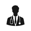 © PaletteGuru - Silhouette of Success Vector Illustration Art Featuring Male Doctor
