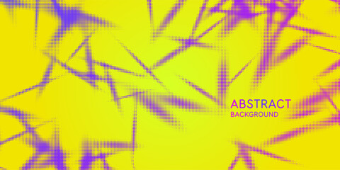 Poster - Abstract background with dynamic lines. Vector illustration in flat minimalistic style