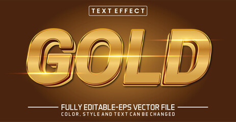 Poster - Gold font Text effect editable