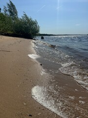 footprints on the beach