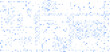 © TECHD - Blue dot geometric pattern background