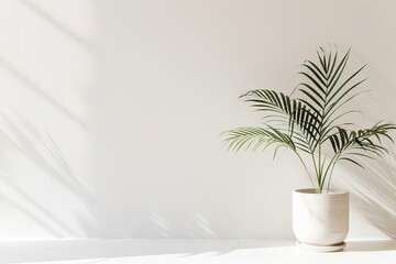 Wall Mural - Thin, barely visible horizontal lines of light beige on a white background