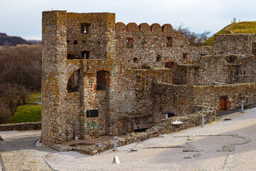 Ruins of Devín Castle located 12 km from the historical centre of Bratislava and within the borders of the district of Devín. It is one of the largest and oldest castles in Slovakia.