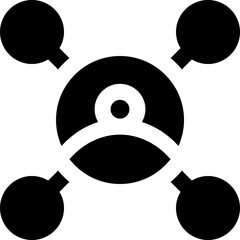 affiliate icon. vector glyph icon for your website, mobile, presentation, and logo design.