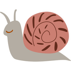 Canvas Print - Hand Drawn Snail