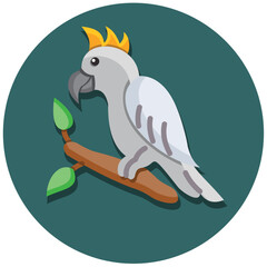 Sticker - Cockatoo Icon