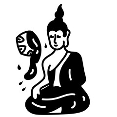 Sticker - buddha