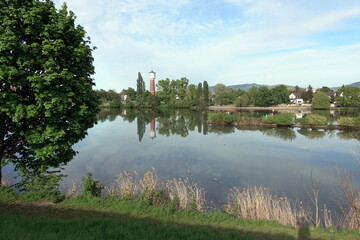 Wall Mural - Neckar bei Ladenburg