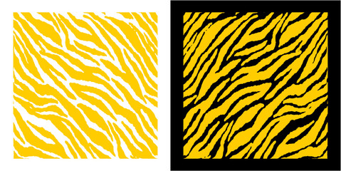 Canvas Print - patterm tiger vector