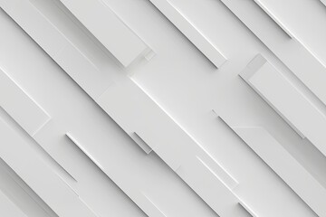 Wall Mural - White Minimalist Abstract Background created with Generative AI