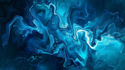 aqua blue liquid marble background.