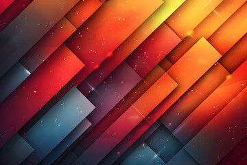 Wall Mural - abstract background with squares. Generative AI	