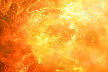 Wall Mural - Abstract orange background with lots of smoke, fire and flames