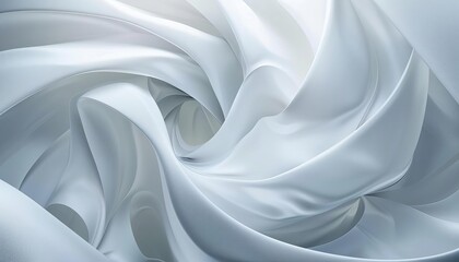 Wall Mural - Abstract background with smooth white and light gray lines