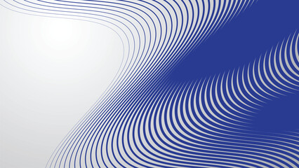 abstract background with blue curve lines for backdrop or presentation