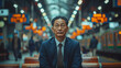 © lichaoshu - portrait of a businessman in the subway