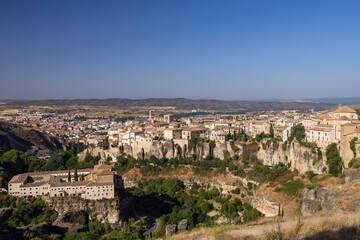 Canvas Print - Cuenca old town, UNESCO site, Kastilie La Mancha, Spain