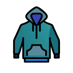 Wall Mural - hoodie icon