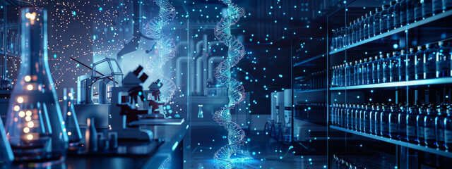 abstract research laboratory ,backdrop