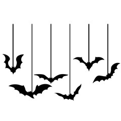 Halloween Hanging Bats
