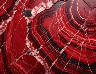 Wall Mural - Rich red background texture marbled stone or rock texture